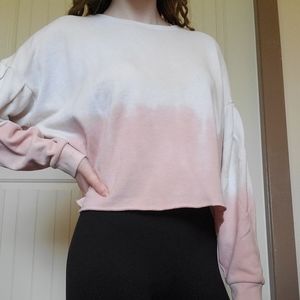 Tye Dye Crop Sweatshirt